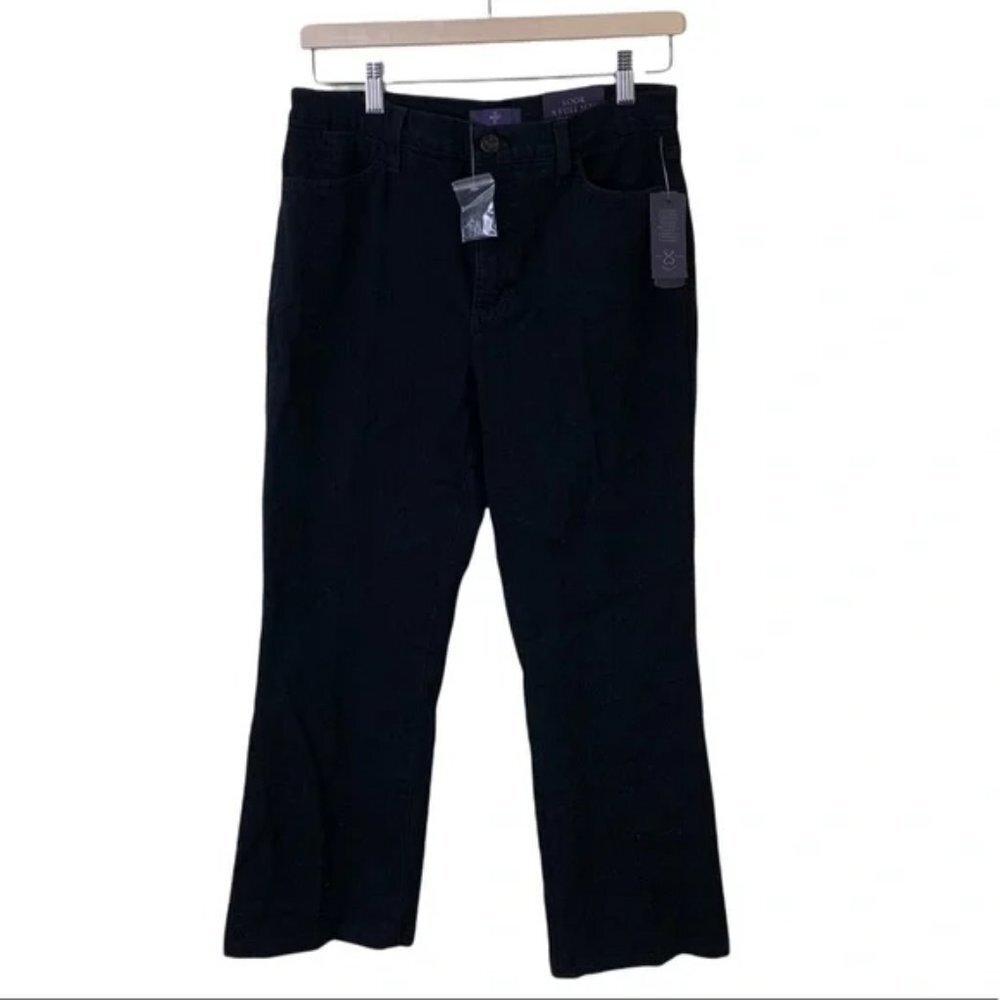 NWT NYDJ Black Bootleg Jeans in Size 10 | Black NYDJ Flare Jeans